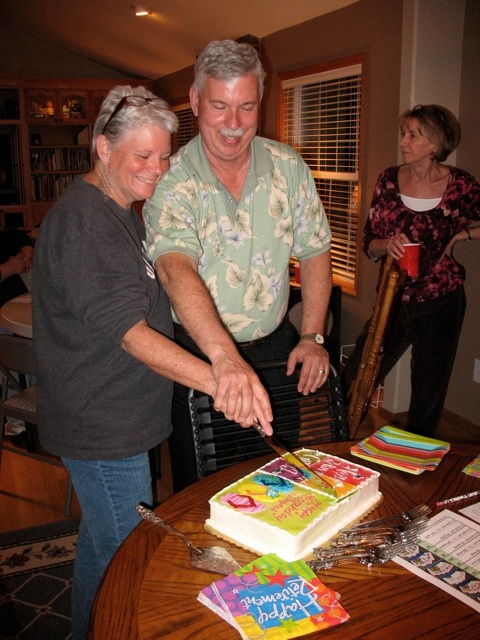 CUTTING THE CAKE